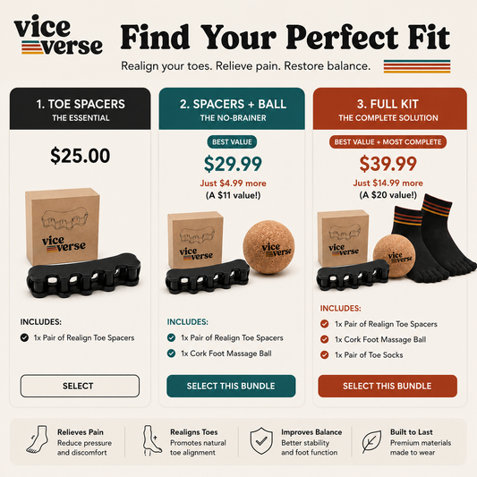 Realign Toe Spacers