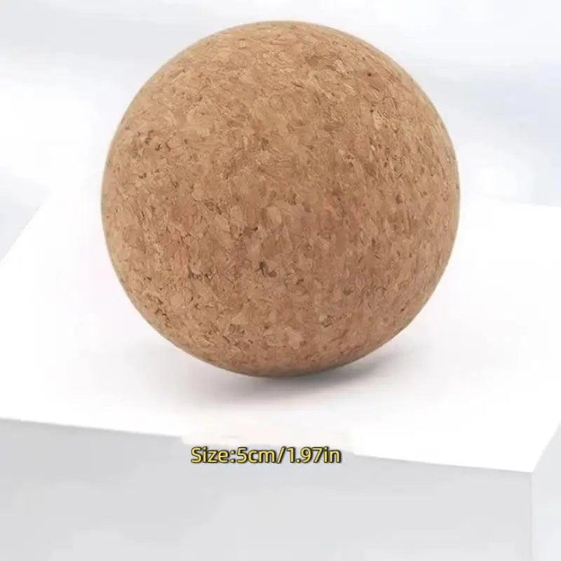Cork Massage Ball Back Massage Foot Massager Yoga Ball Tension Release Therapy Myofascial Ball Relax Muscles Trigger Point