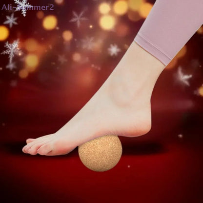 Cork Massage Ball Back Massage Foot Massager Yoga Ball Tension Release Therapy Myofascial Ball Relax Muscles Trigger Point