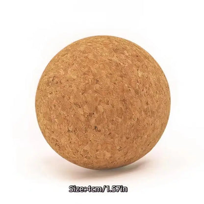 Cork Massage Ball Back Massage Foot Massager Yoga Ball Tension Release Therapy Myofascial Ball Relax Muscles Trigger Point